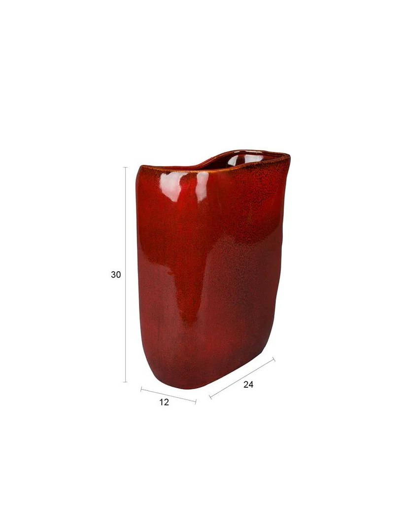 Vase Edna Red- Medium - Image 3