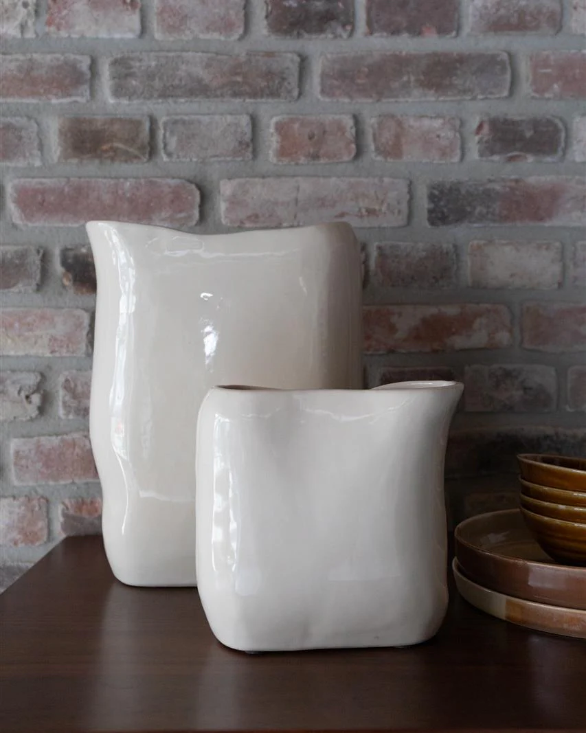 Vase Edna Beige- Small - Image 2