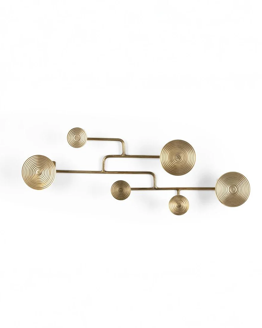 Wall Coat Rack Hypnotising Brass