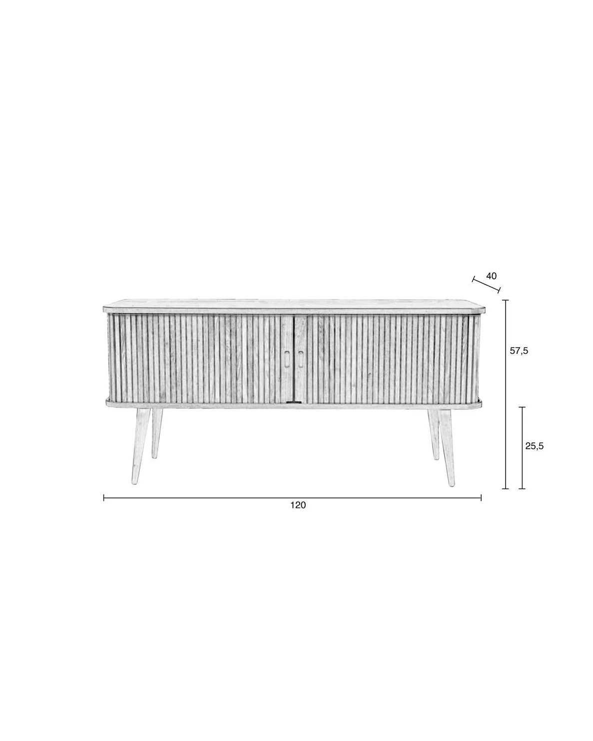 Sideboard Barbier- Walnut - Image 5